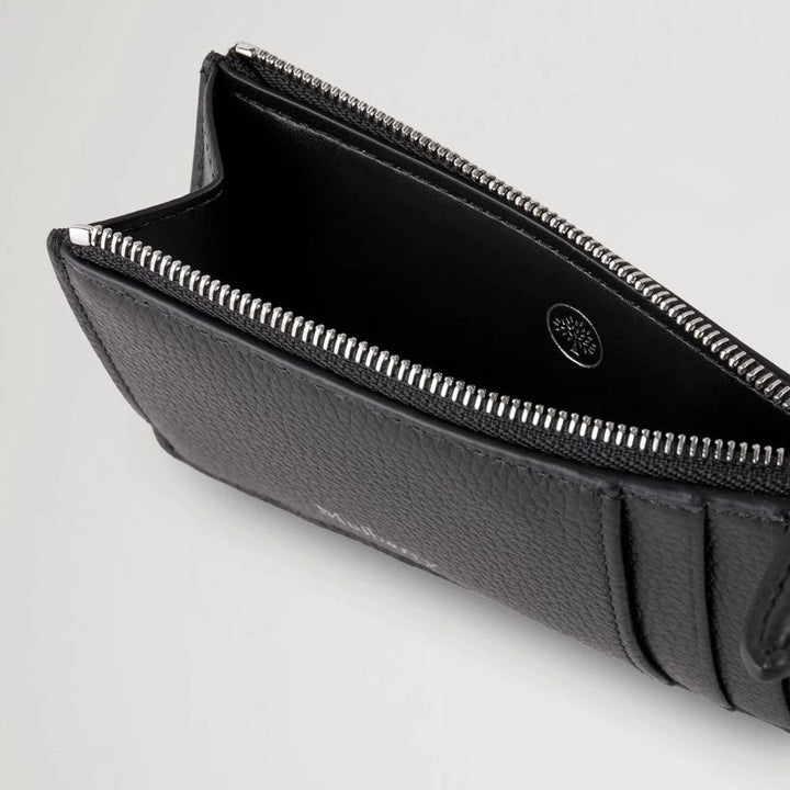 Mulberry Continental lange kaart- en pasjeshouder met ritssluiting Zwart 