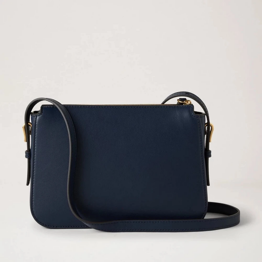 Mulberry Clovelly Pouch Micro Classic Grain Night Sky