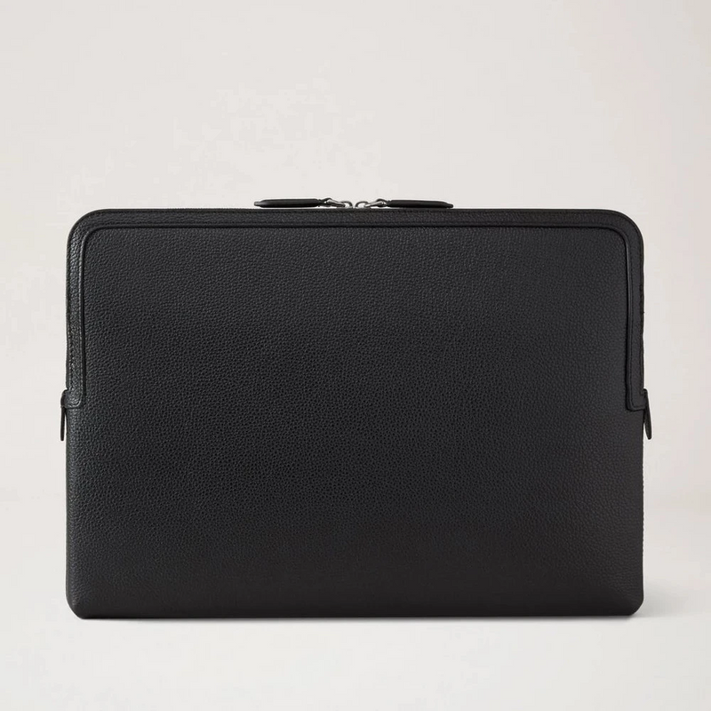 Mulberry Laptop Case Black Small Classic Grain