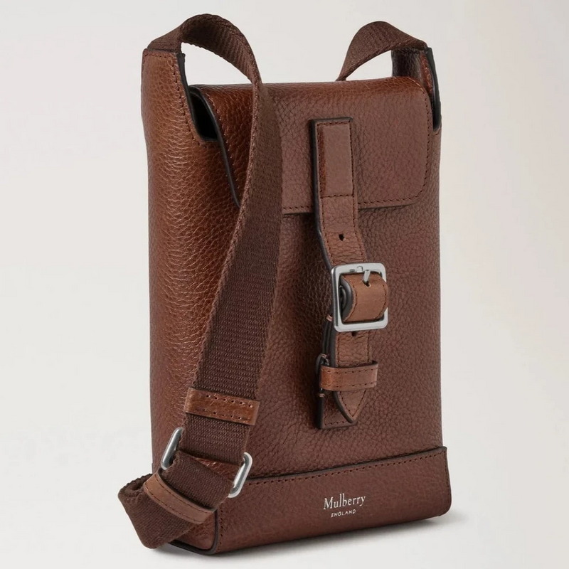 Mulberry Chiltern Phone Pouch Oak Natural Vegetable Tanned