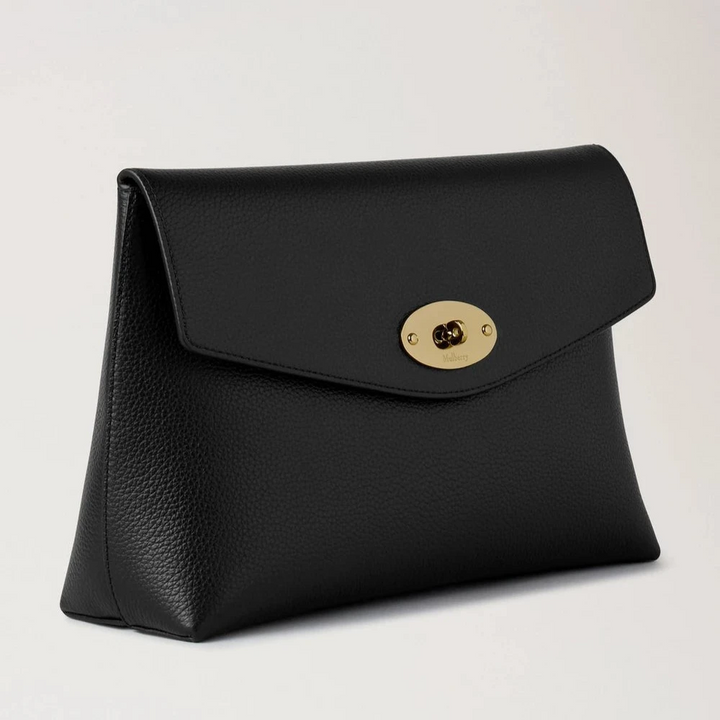 Mulberry Large Darley Cosmetic Pouch Black Small Classic Grain