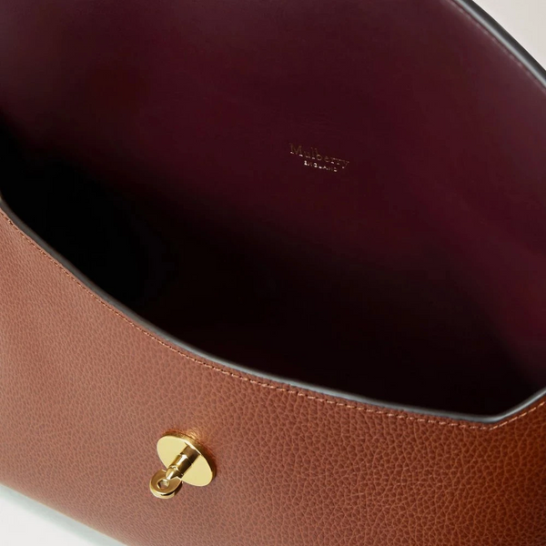 Mulberry Large Darley Cosmetic Pouch Oak Small Classic Grain
