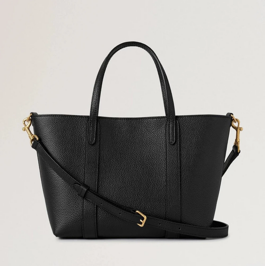 Mulberry Mini Bayswater Tote Small Classic Grain Black