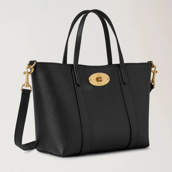 Mulberry Mini Bayswater Tote Small Classic Grain Black