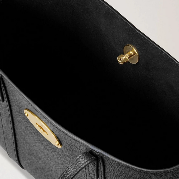 Mulberry Mini Bayswater Tote Small Classic Grain Black