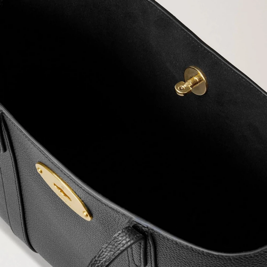Mulberry Mini Bayswater Tote Small Classic Grain Black