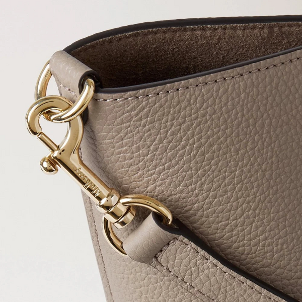 Mulberry Mini Bayswater Tote Small Classic Grain Cashmere Taupe