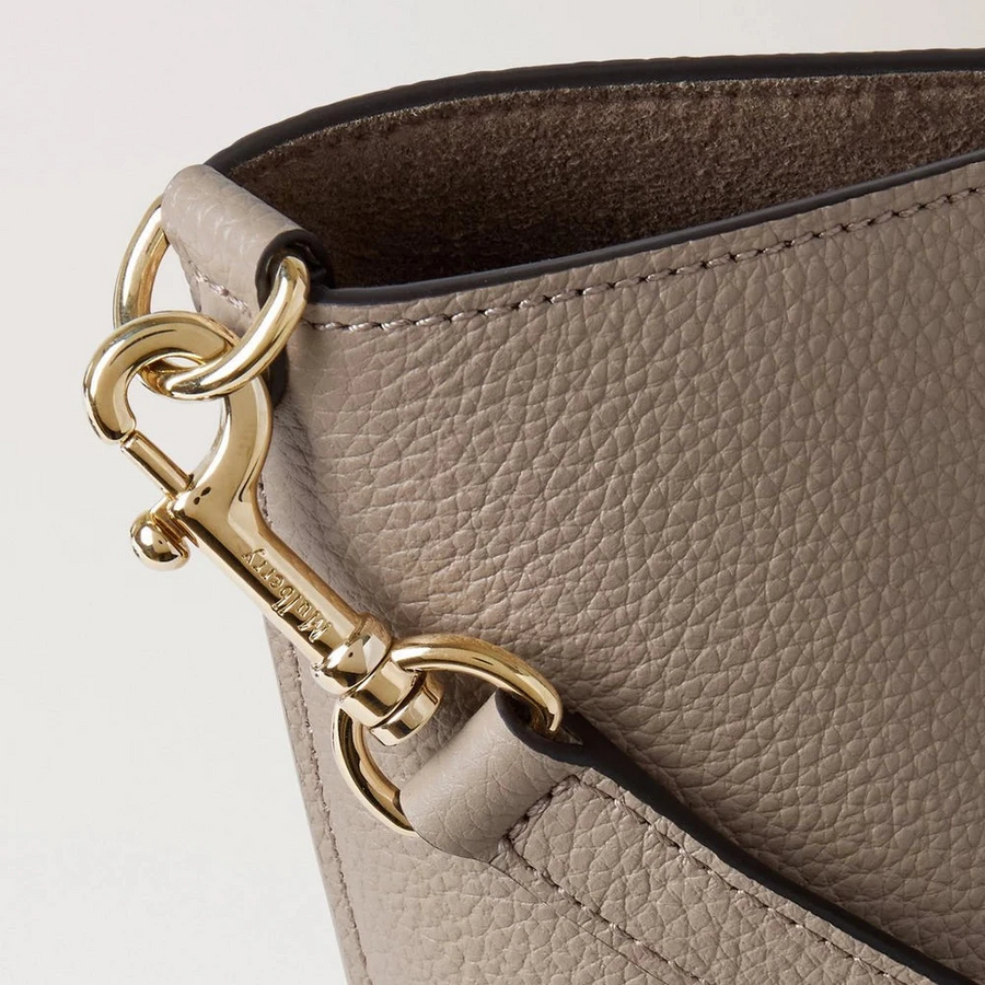 Mulberry Mini Bayswater Tote Small Classic Grain Cashmere Taupe
