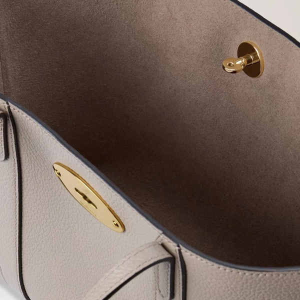 Mulberry Mini Bayswater Tote Small Classic Grain Cashmere Taupe