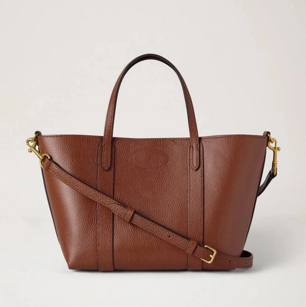 Mulberry Mini Bayswater Tote Small Classic Grain Two Tone Oak