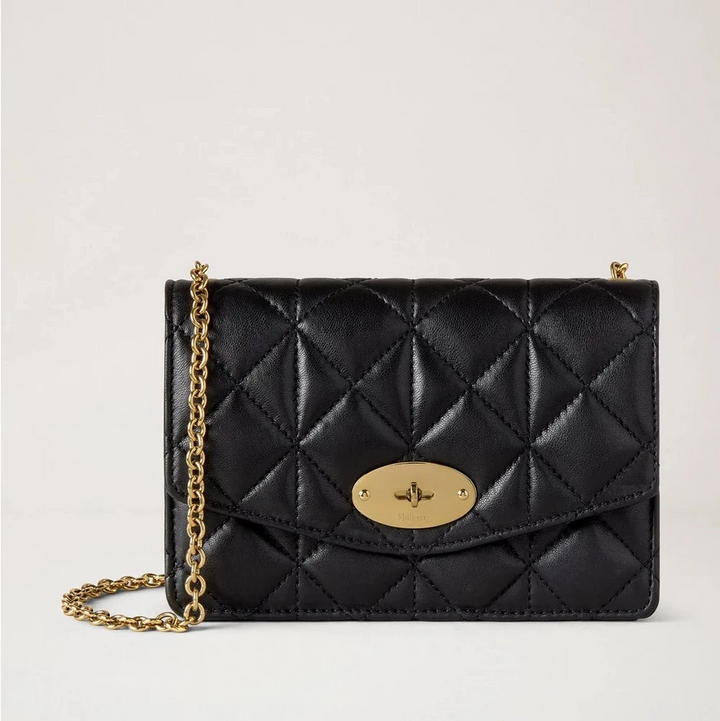 Mulberry Small Darley Quilted Vesta Nappa Black