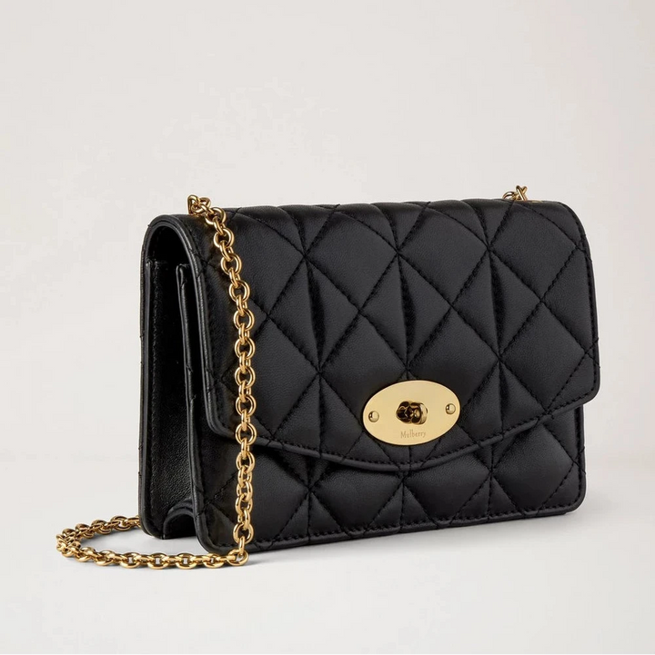 Mulberry Small Darley Quilted Vesta Nappa Black