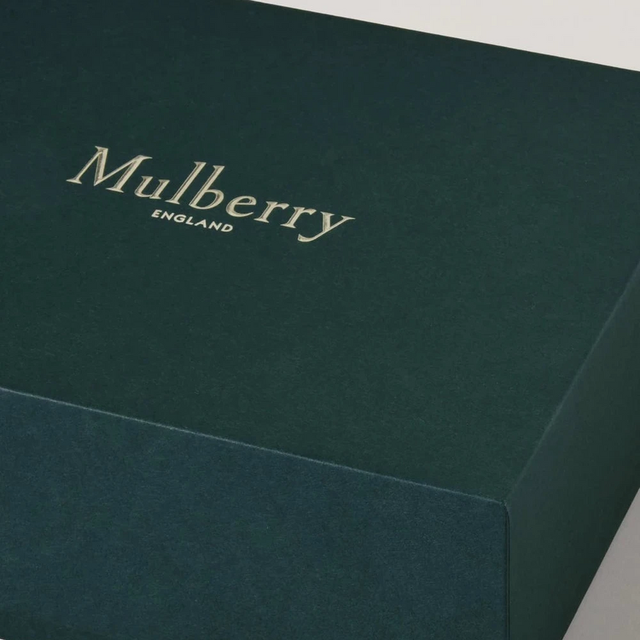 Mulberry Creditcardslip zwart quilten