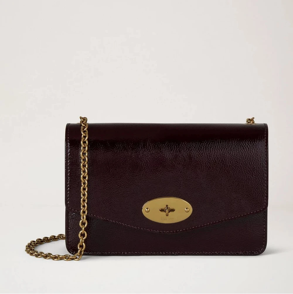 Mulberry Klein Darley Diep Auberginepatent