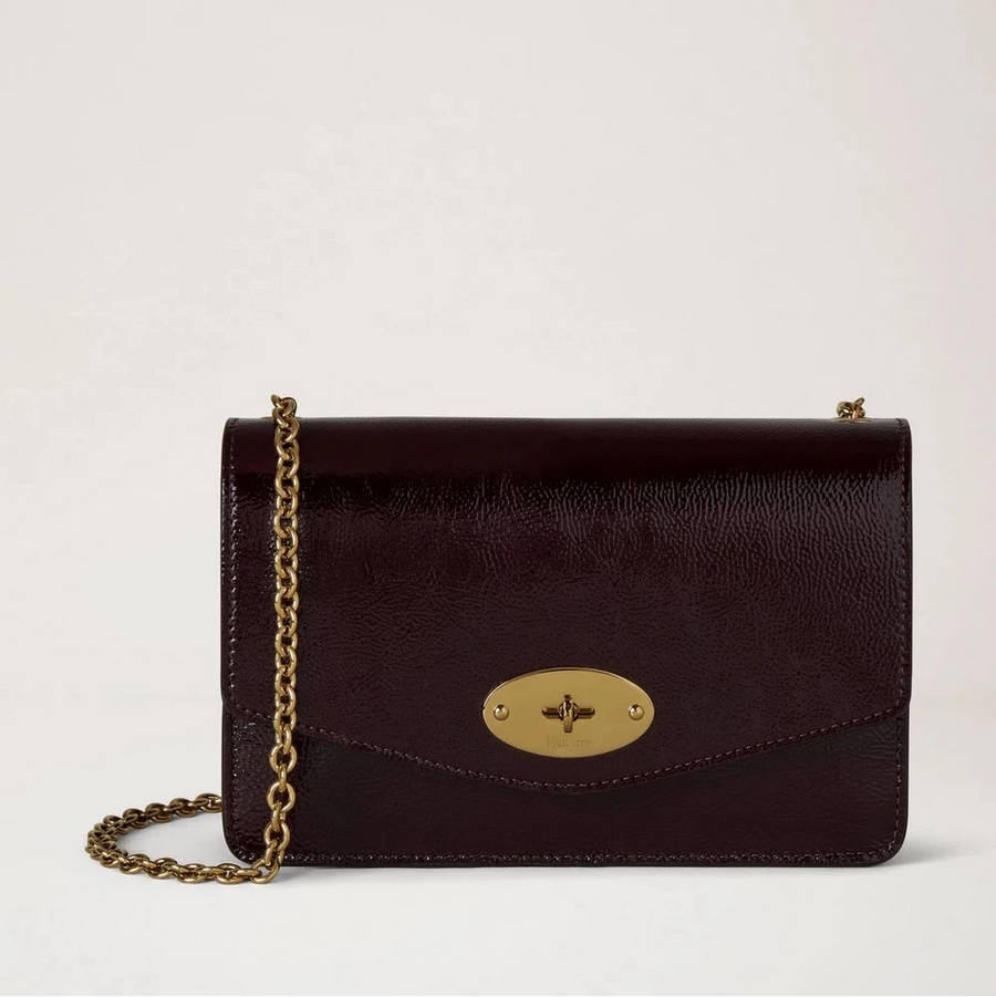 Mulberry Klein Darley Diep Auberginepatent