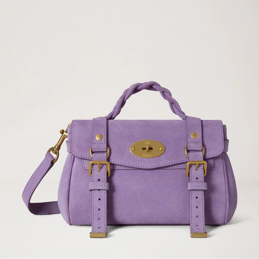 Mulberry Mini Alexa Hazy Lilac Suede – RL8924/785V702