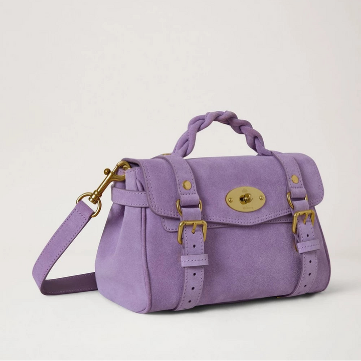Mulberry Mini Alexa Hazy Lilac Suede – productafbeelding 2