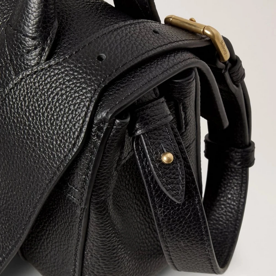 Mulberry Mini Heritage Bayswater Small Classic Grain Black