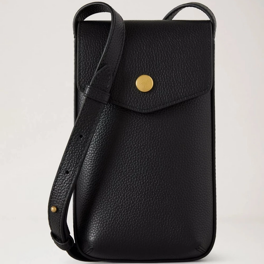 Mulberry Press Stud Phone Pouch Black