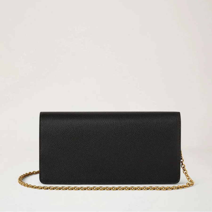 Mulberry Darley Clutch Klein Klassiek Korrel Zwart