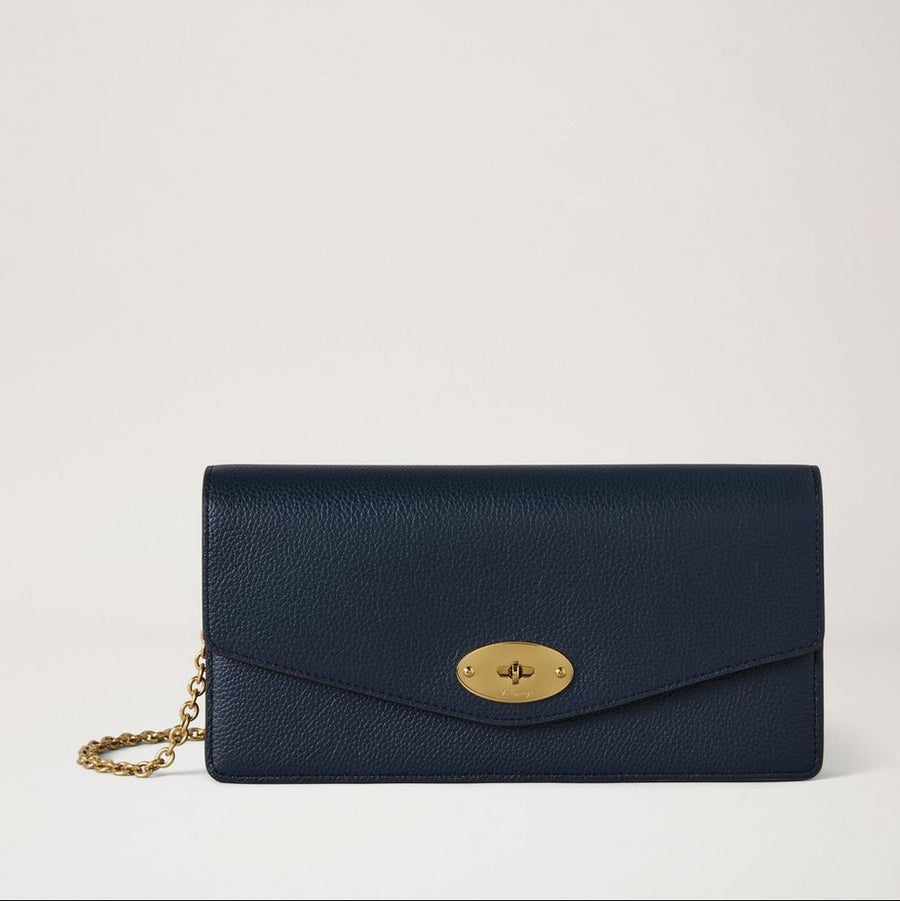 Mulberry Darley Clutch Klein Klassiek Korrel Night Sky