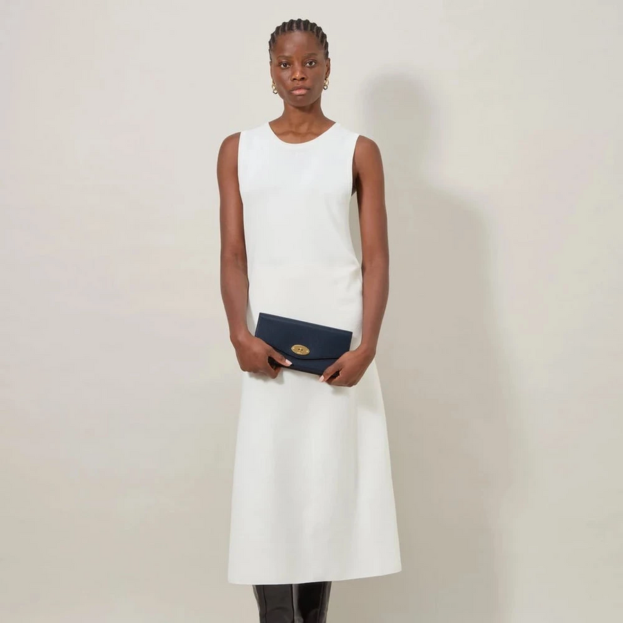 Mulberry Darley Clutch Klein Klassiek Korrel Night Sky