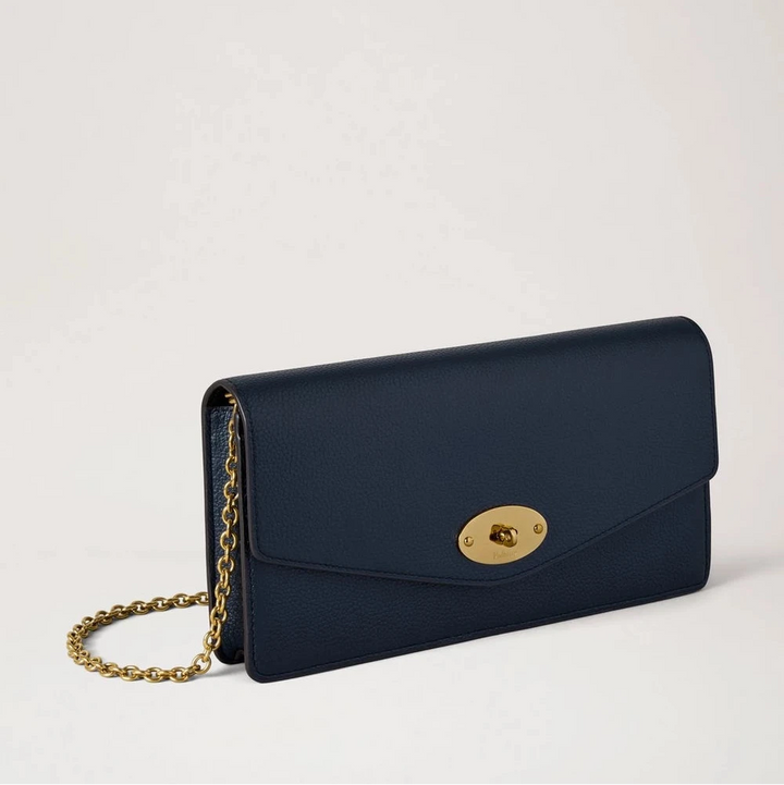 Mulberry Darley Clutch Klein Klassiek Korrel Night Sky