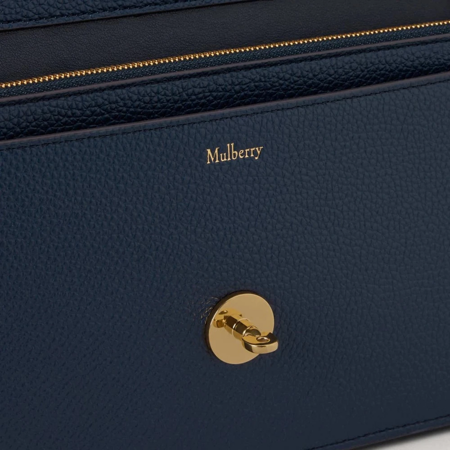 Mulberry Darley Clutch Klein Klassiek Korrel Night Sky