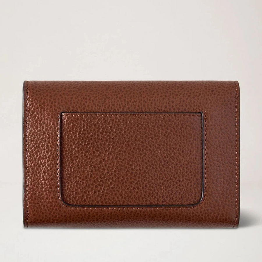 Mulberry Press Stud Wallet Oak Small Classic Grain