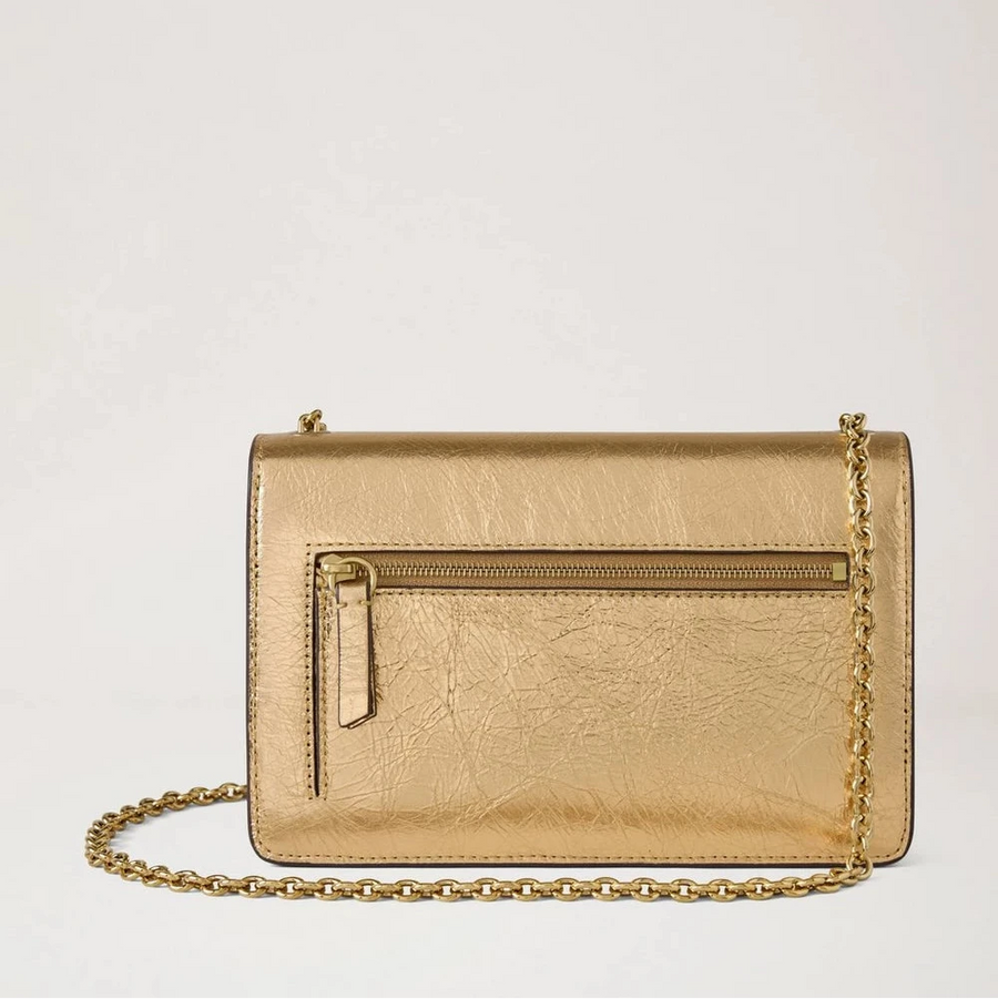 Mulberry Klein Darley Gekreukeld metallic Somerset goud