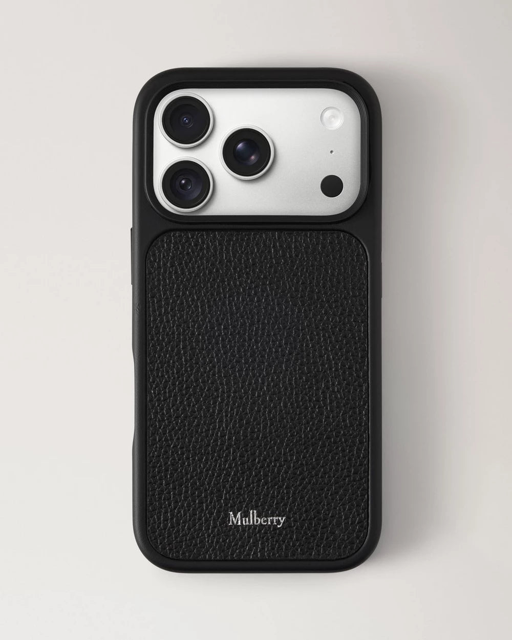 Mulberry iPhone 18 Case Zwart Small Classic Grain – RL9115/205A100