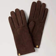 Mulberry Darley Zachte suède handschoenen Ebony 
