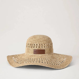 Mulberry Raffia bucket- en zonnehoeden 