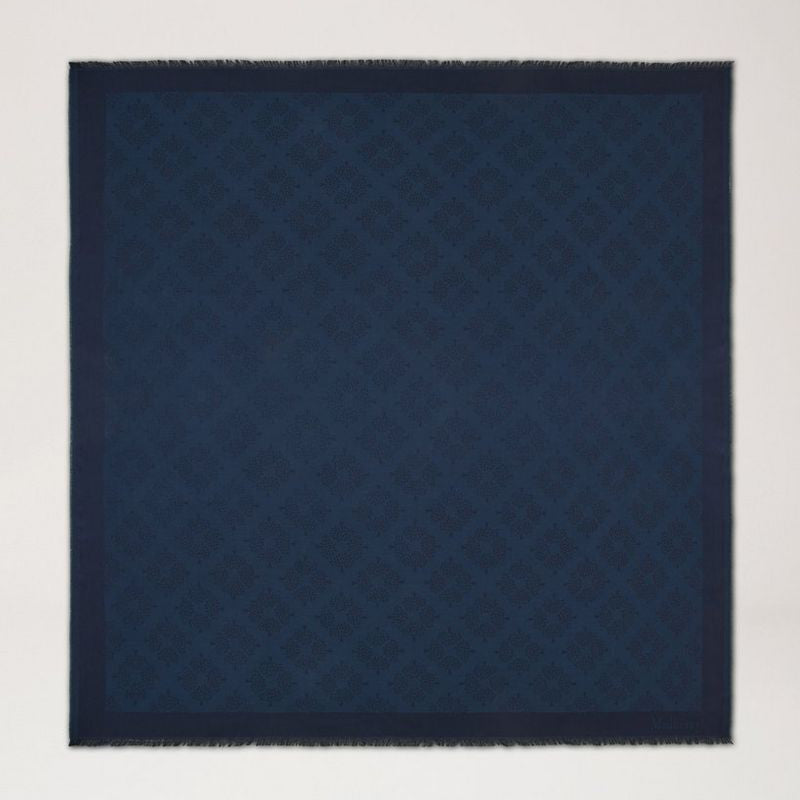 Mulberry Tree Square Night Sky Cotton Silk Blend