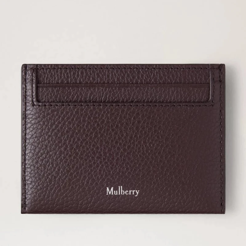 Mulberry Heritage Credit Card Slip Small Classic Grain Ebony