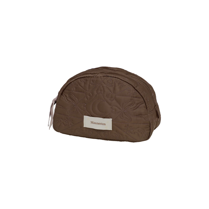 Maanesten Make-uptas Medium Brown – Gewatteerde make-uptas – productafbeelding 2