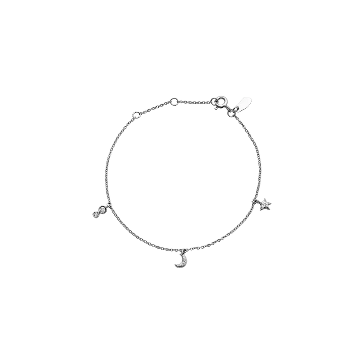 Maanesten Melia zilveren armband met zirkonia 