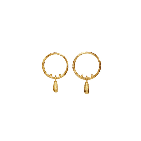 Moonstone Millie Earrings - 18kt Gold Plated Sterling Silver