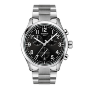TISSOT CHRONO L 42MM – STALEN KETTING / ZWARTE WIJZERPLAAT