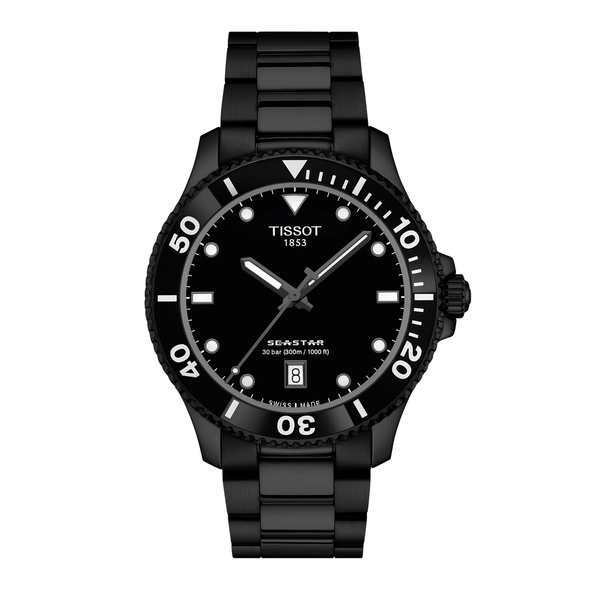 TISSOT SEASTAR 1000 40MM - BLACK PVD