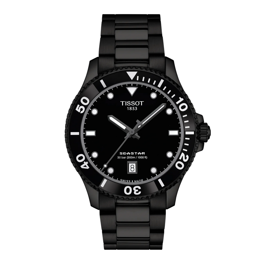 TISSOT SEASTAR 1000 40MM - BLACK PVD