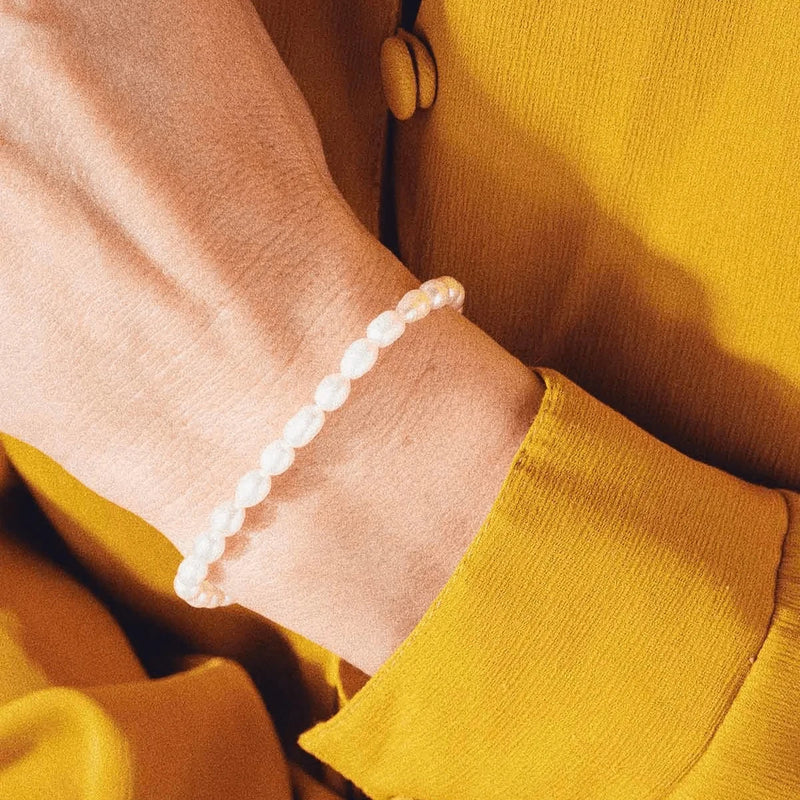 Vincent Venus Gold Plated Pearl Bracelet