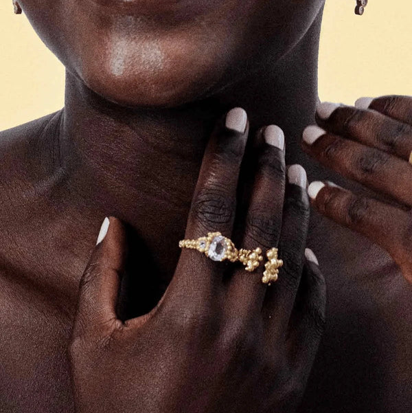 Vincent Orb Chronicles Gold plated Ring