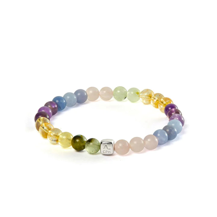 Alexander Lynggaard Armband Saint Tropez 6mm met gekleurde parels in steenlook, model c10550-001.