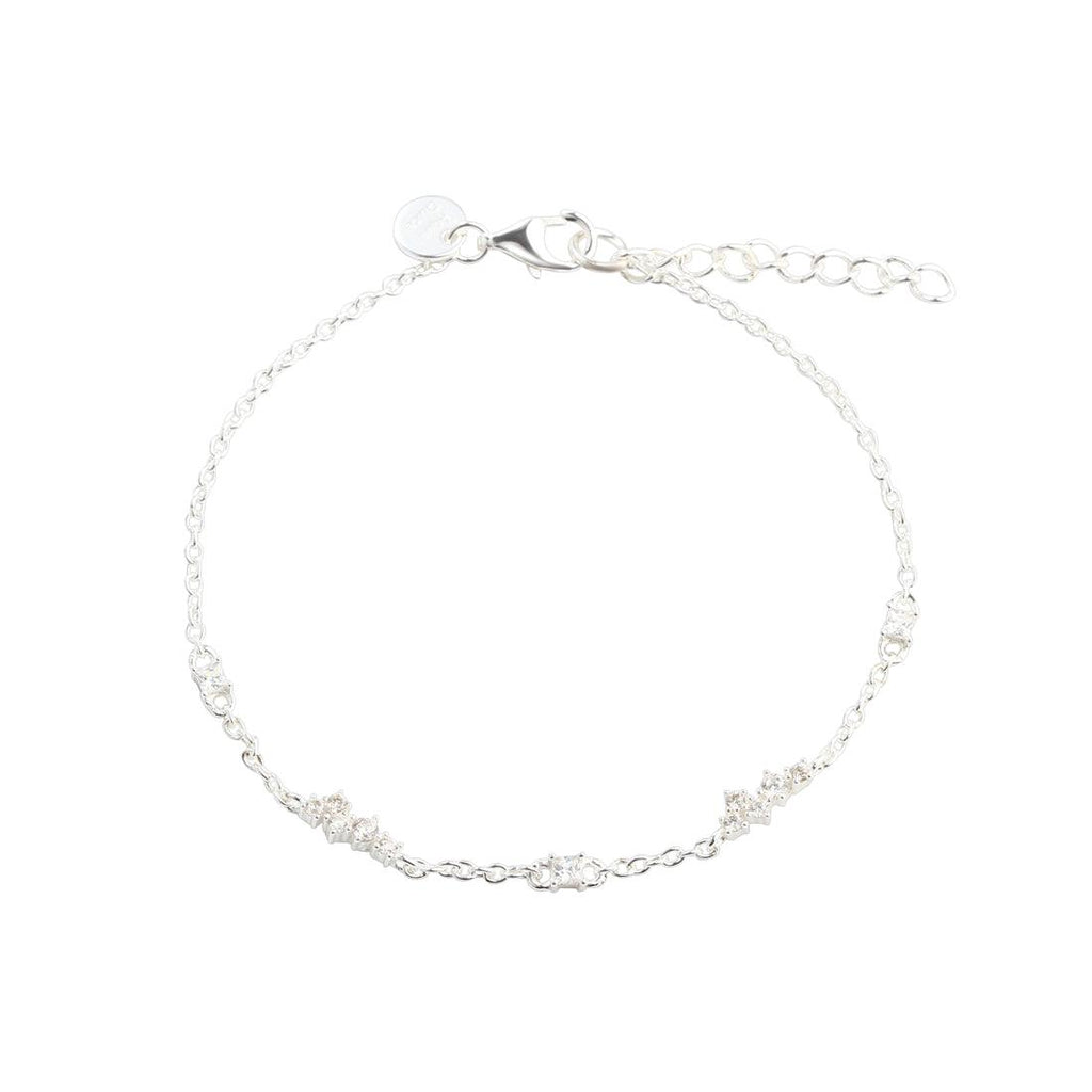 Aqua Dulce Aura Sølv Armbånd m. Zirkonia - Armbånd - 6091