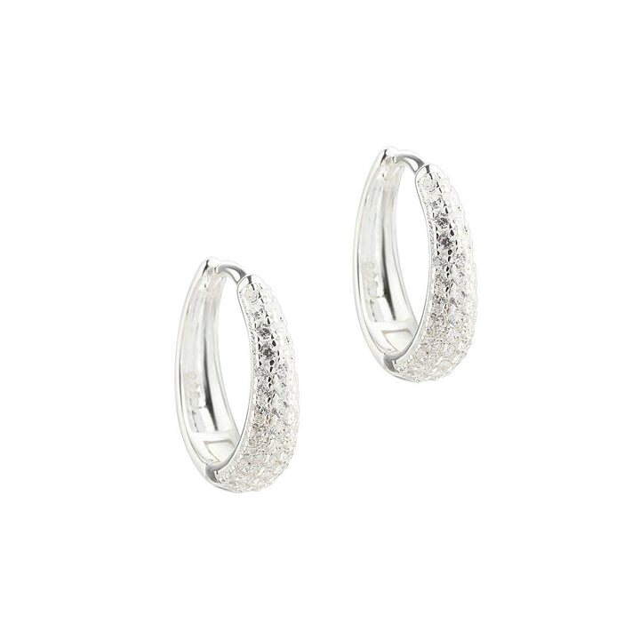Aqua Dulce Darling Emma Medium Hoop Sølv - 5862 - Øreringe - 5862