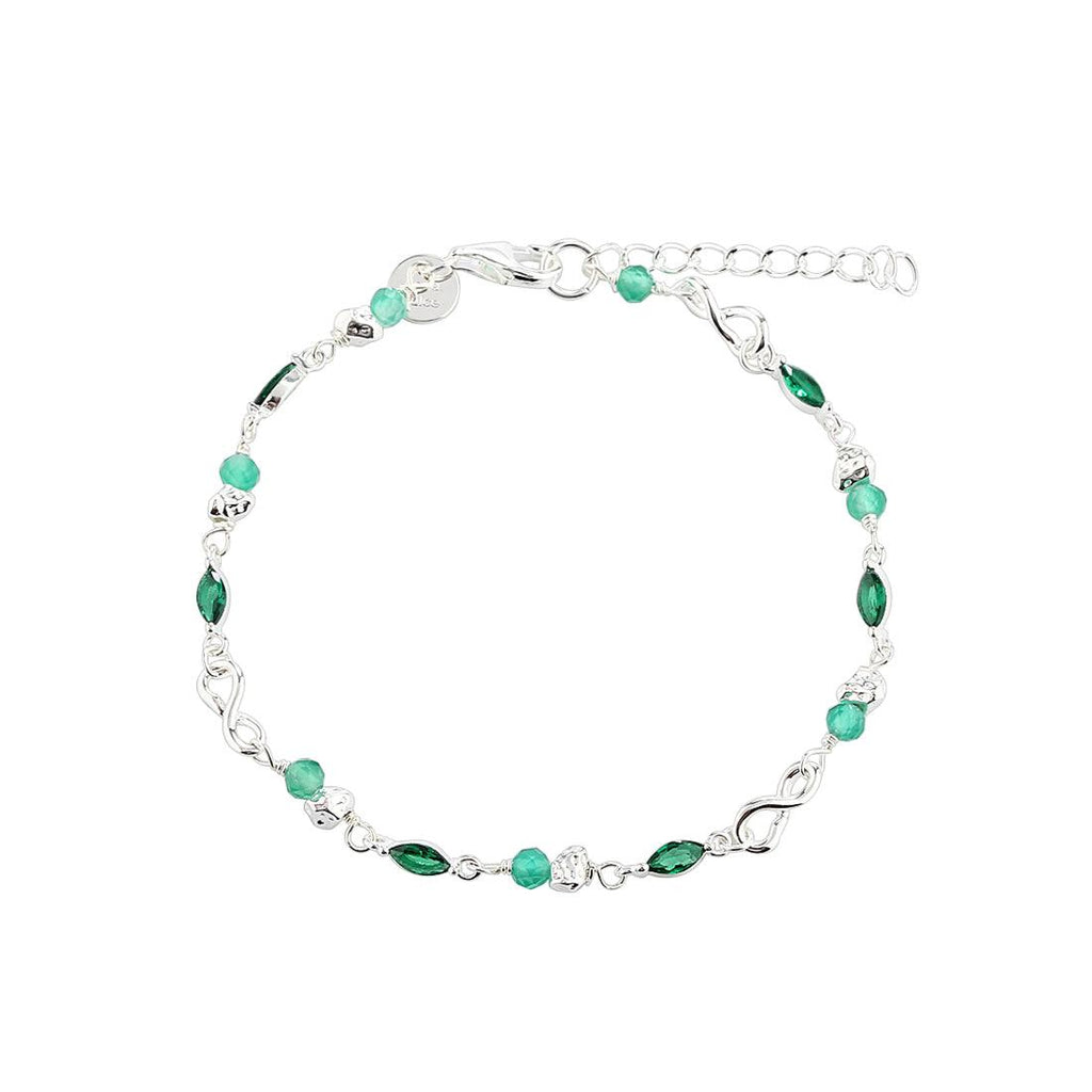 Aqua Dulce Green Garden Armbånd Sølv - Armbånd - 5975