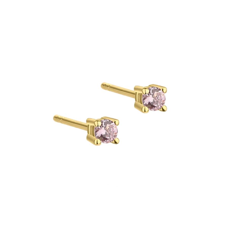 Aqua Dulce Mini Kaya Rosa Ørestikker sølvforgyldt - 5175 - Øreringe - 5175