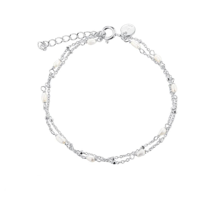 Aqua Dulce Rice Dot Double Armbånd - 5371 - Armbånd - 5371