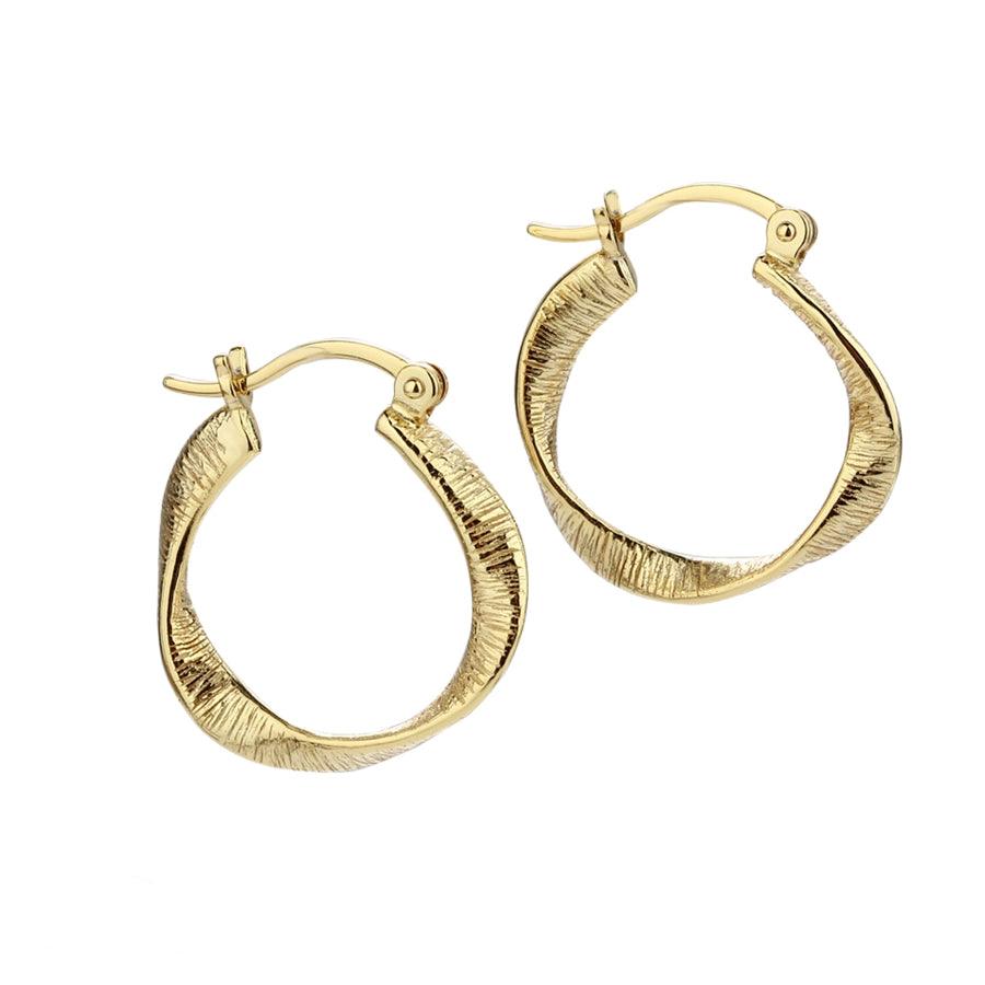 Aqua Dulce Small Twisted Hoop - 5310 - Øreringe - 5310
